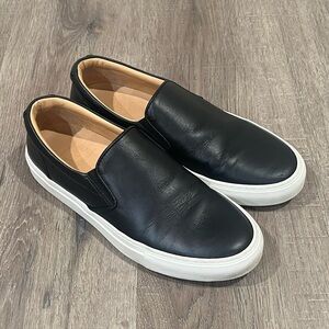 Women’s GREATS 8.5US Made in Italy Brooklyn The Royal 2.0 Nero Leather Sneaker